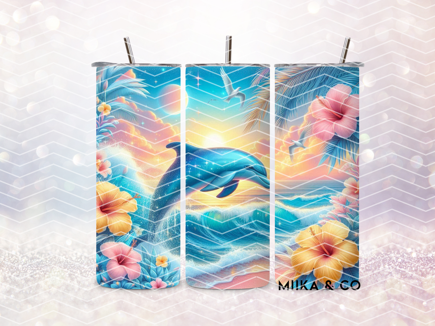 Dolphin Skinny Straight Tumbler DIGITAL DOWNLOAD