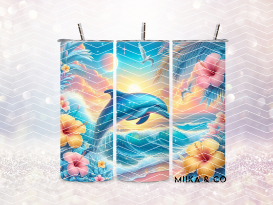 Dolphin Skinny Straight Tumbler DIGITAL DOWNLOAD
