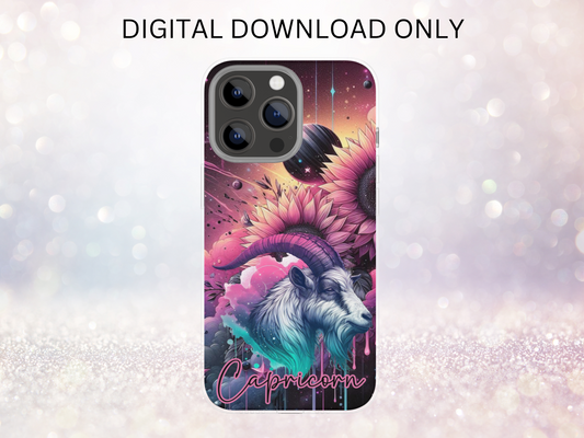 Capricorn Pink Phone Case DIGITAL DESIGN