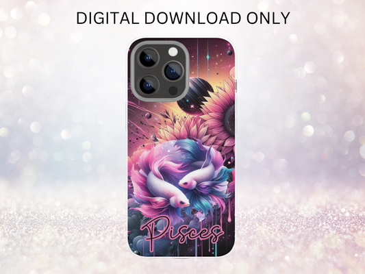 Pisces Pink Phone Case DIGITAL DESIGN