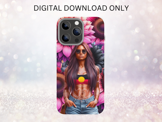 First Nations Girl 8 Phone Case DIGITAL DESIGN