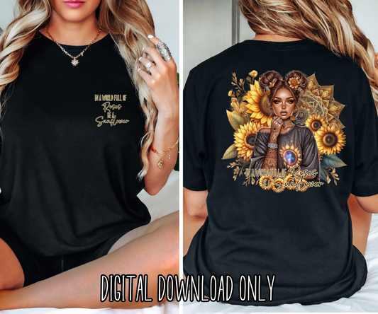 Be A Sunflower Tee/Hoodie DIGITAL DOWNLOAD