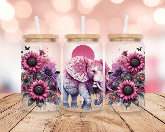 Mandala Elephant 16oz DIGITAL DOWNLOAD