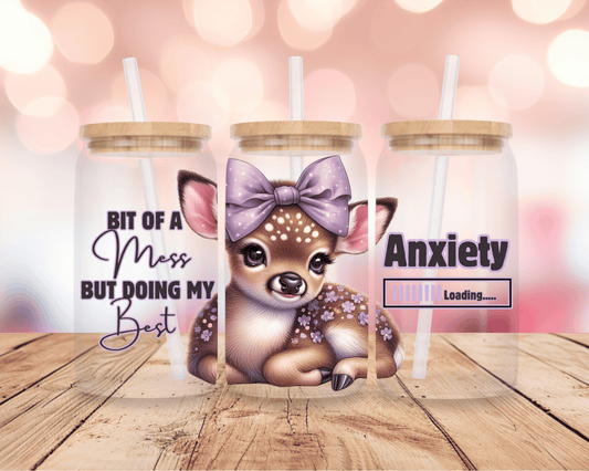 Bit Of A Mess- Baby Deer 16oz DIGITAL DOWNLOAD