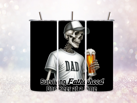 Fatherhood 20oz Skinny Straight Tumbler DIGITAL DOWNLOAD
