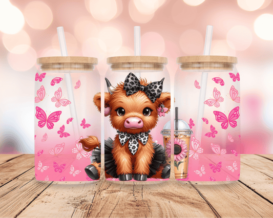 Highland cow 16oz DIGITAL DOWNLOAD