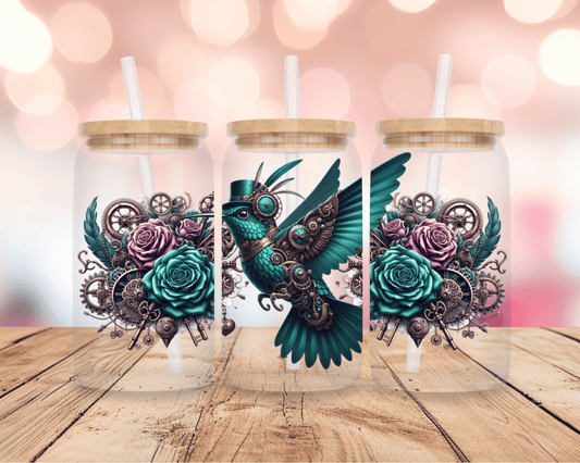 Steampunk Hummingbird 16oz DIGITAL DOWNLOAD