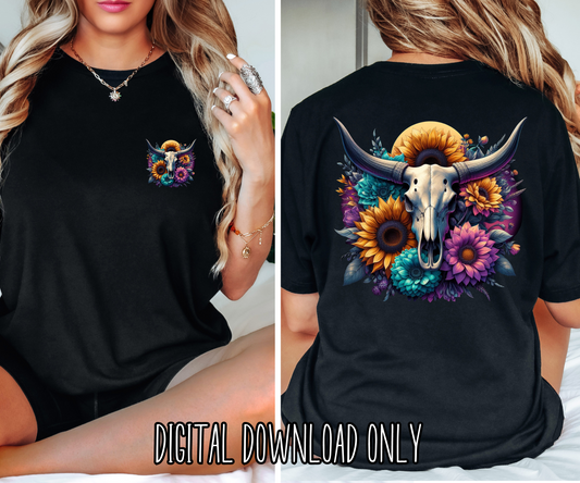 Bull Head Country Tee/Hoodie DIGITAL DOWNLOAD