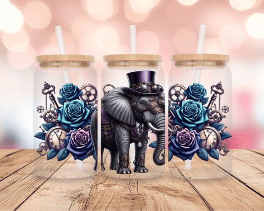 Steampunk Elephant 16oz DIGITAL DOWNLOAD