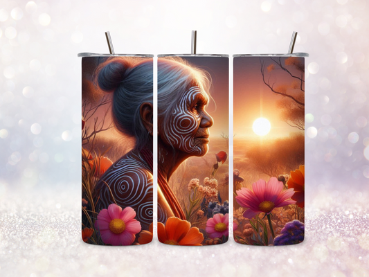 First Nations Elder 6 20oz Skinny Straight Tumbler DIGITAL DOWNLOAD