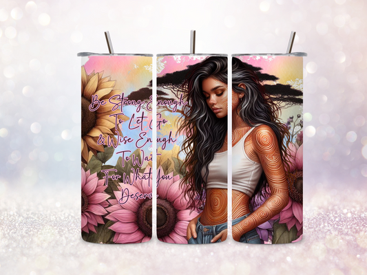 First Nations Girl 3 20oz Skinny Straight Tumbler DIGITAL DOWNLOAD