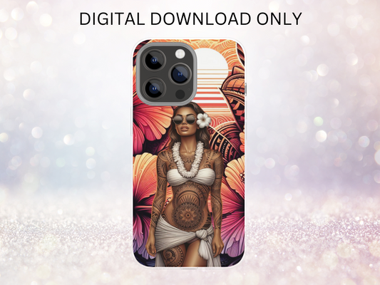 Island Girl Phone Case DIGITAL DESIGN