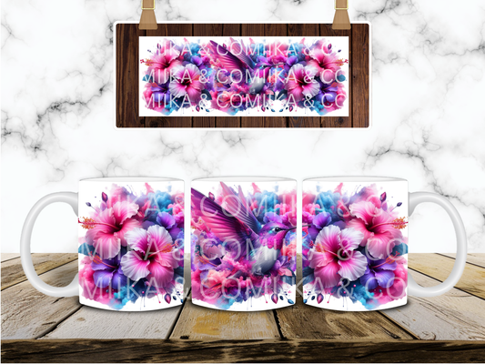 Hummingbird 11oz Coffee Mug- DIGITAL DESIGN