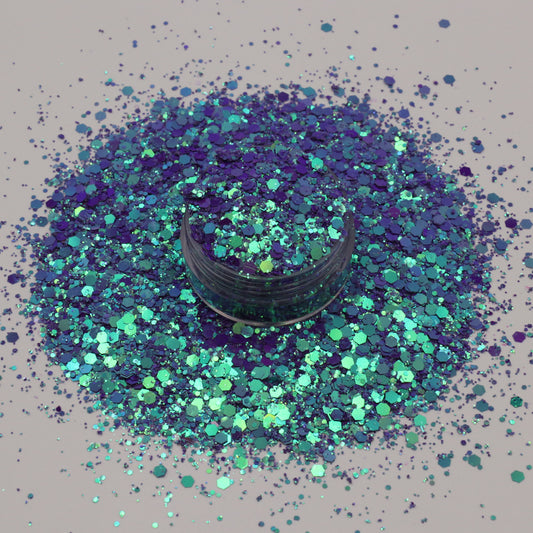Cosmic Purple Glitter