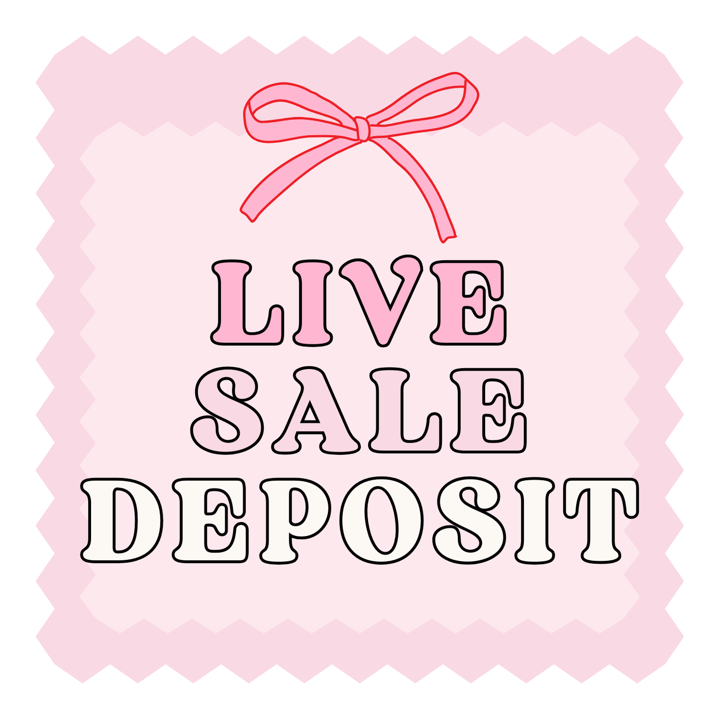 Tik Tok Live Sale Deposit