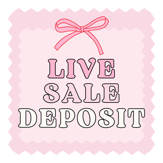 Tik Tok Live Sale Deposit