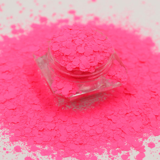 Fatal Fuchsia Glitter- NEON