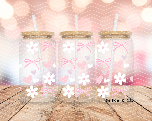 Pink Daisies/Bows/Hearts 16oz DIGITAL DOWNLOAD