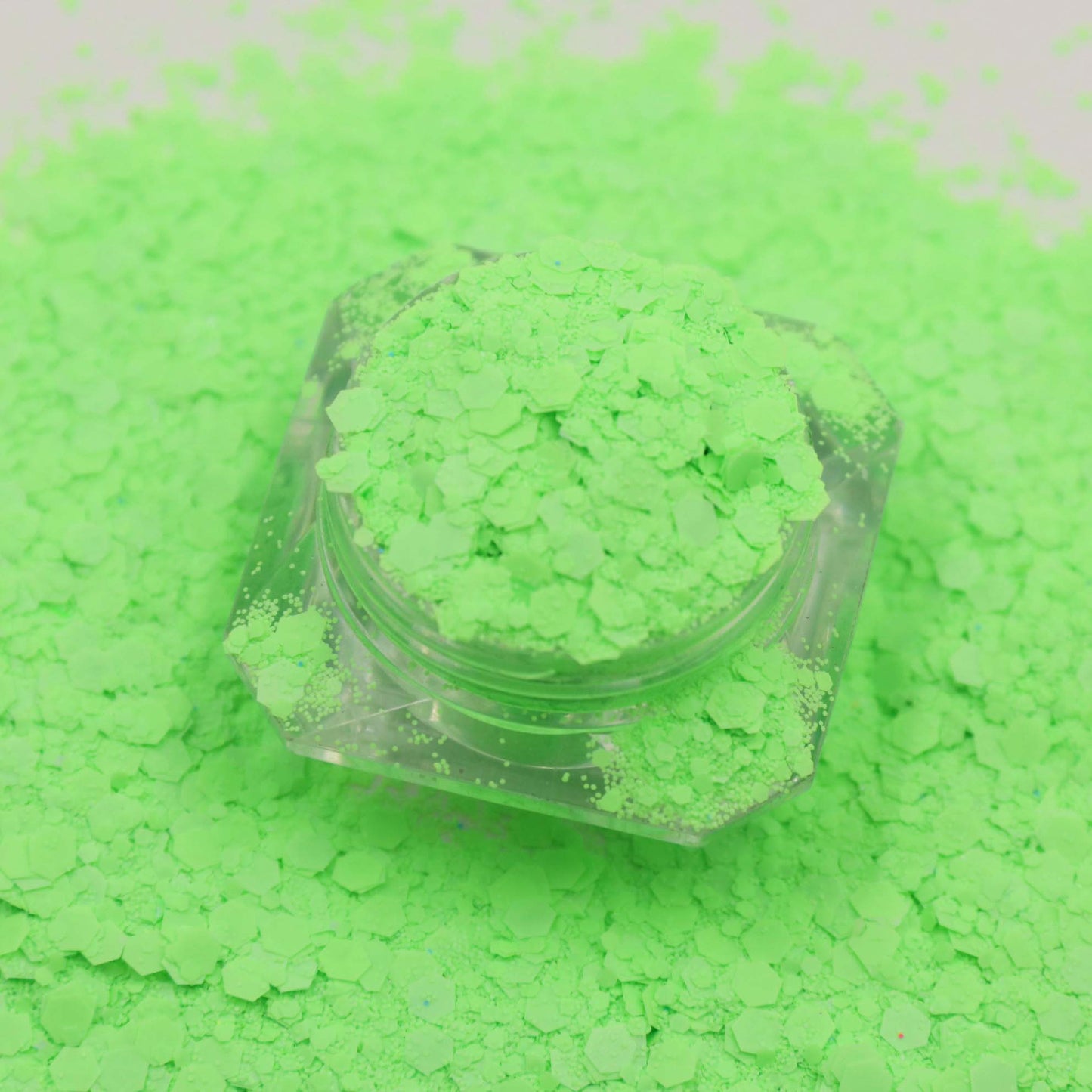 Toxic Lime Glitter- NEON