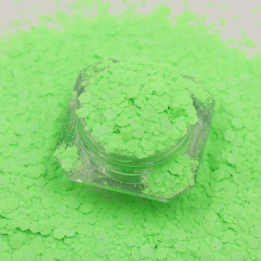 Toxic Lime Glitter- NEON